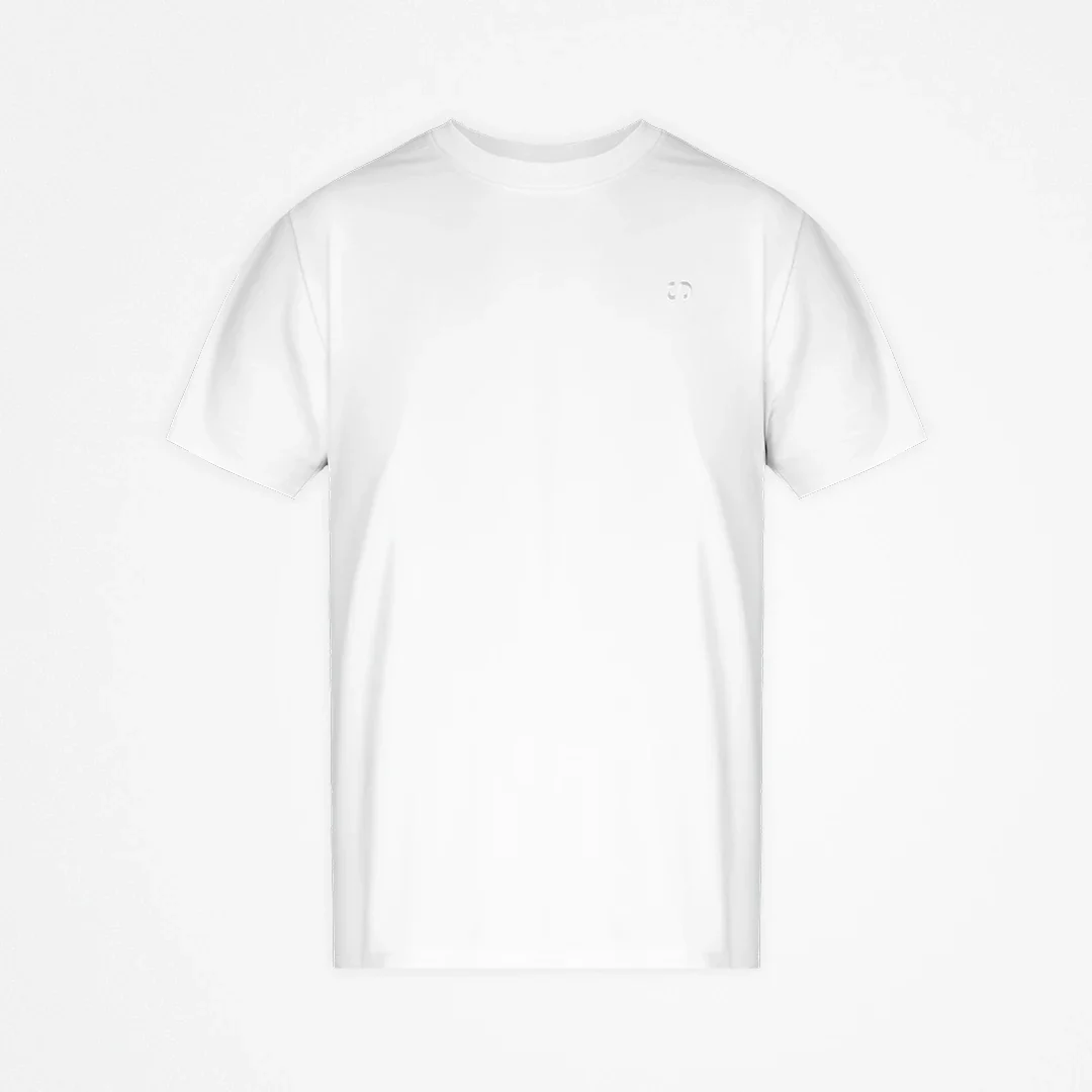 Basic T-Shirt Herren | Weiß - Image 8