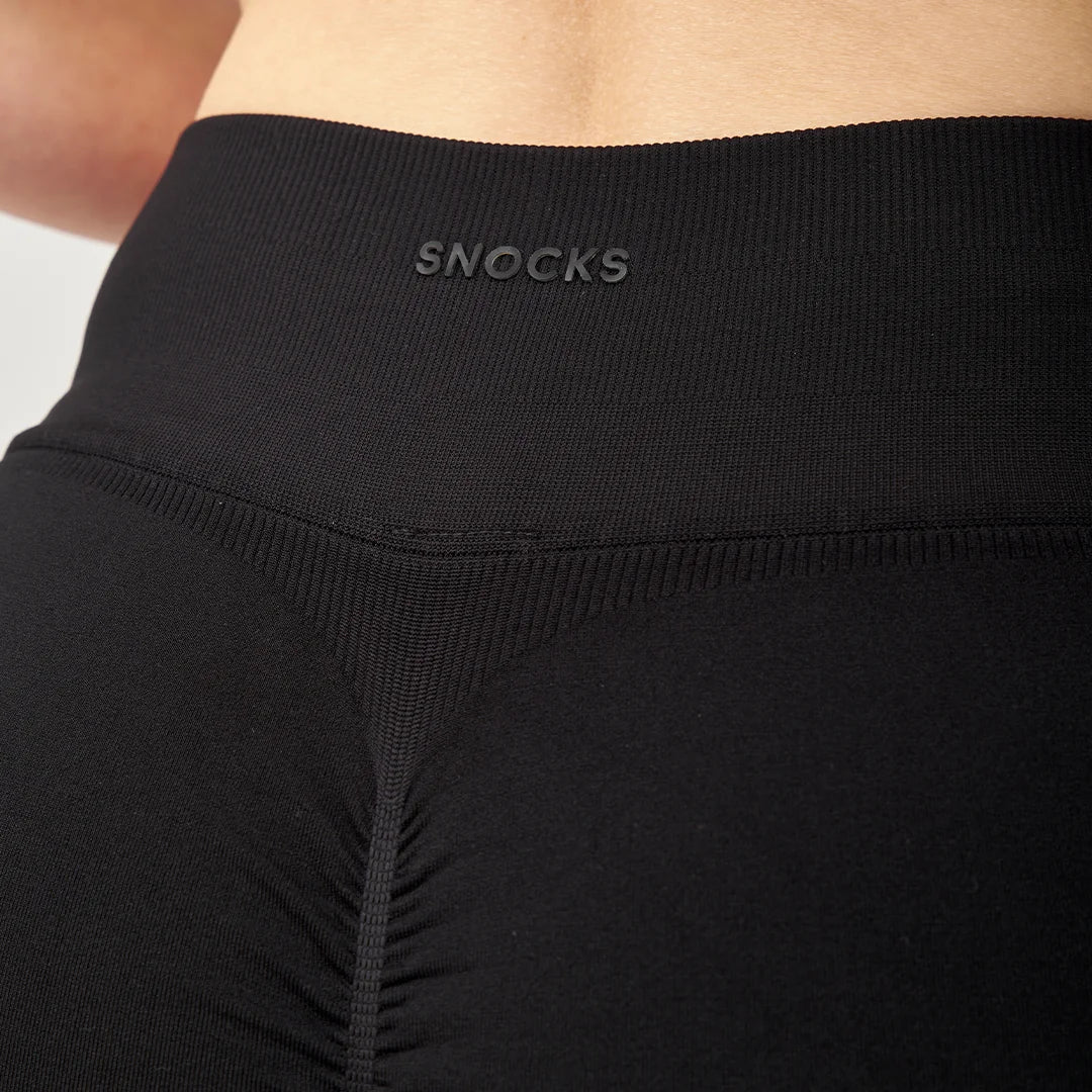 Booty Scrunch Shorts Damen | Schwarz - Image 2