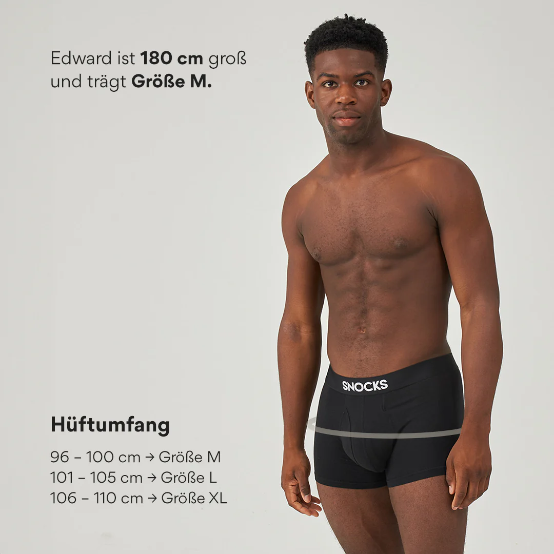 Boxershorts mit Eingriff | Schwarz - Image 9