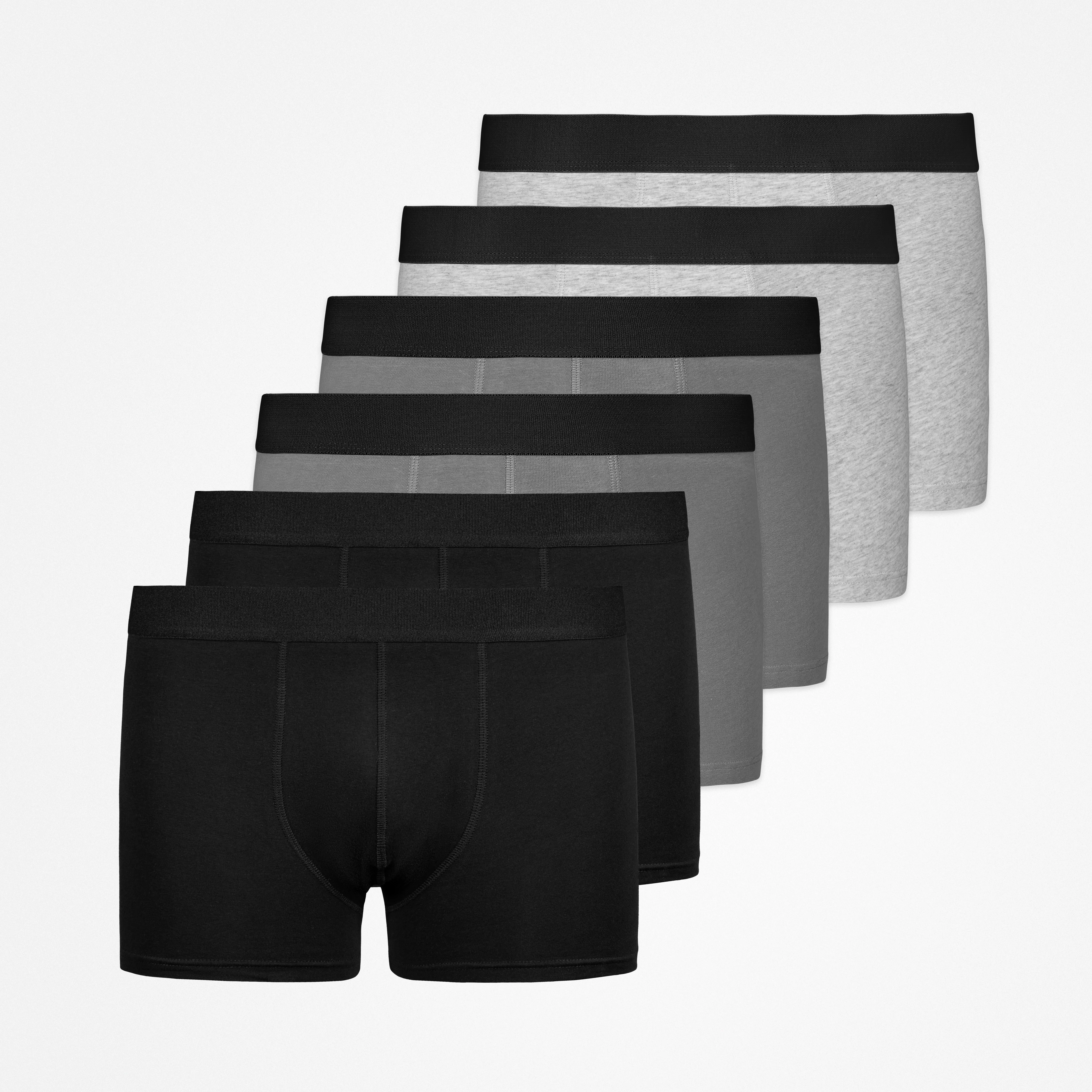 Boxershorts ohne Logo | Mix (Schwarz/Grau/Hellgrau) - Image 10