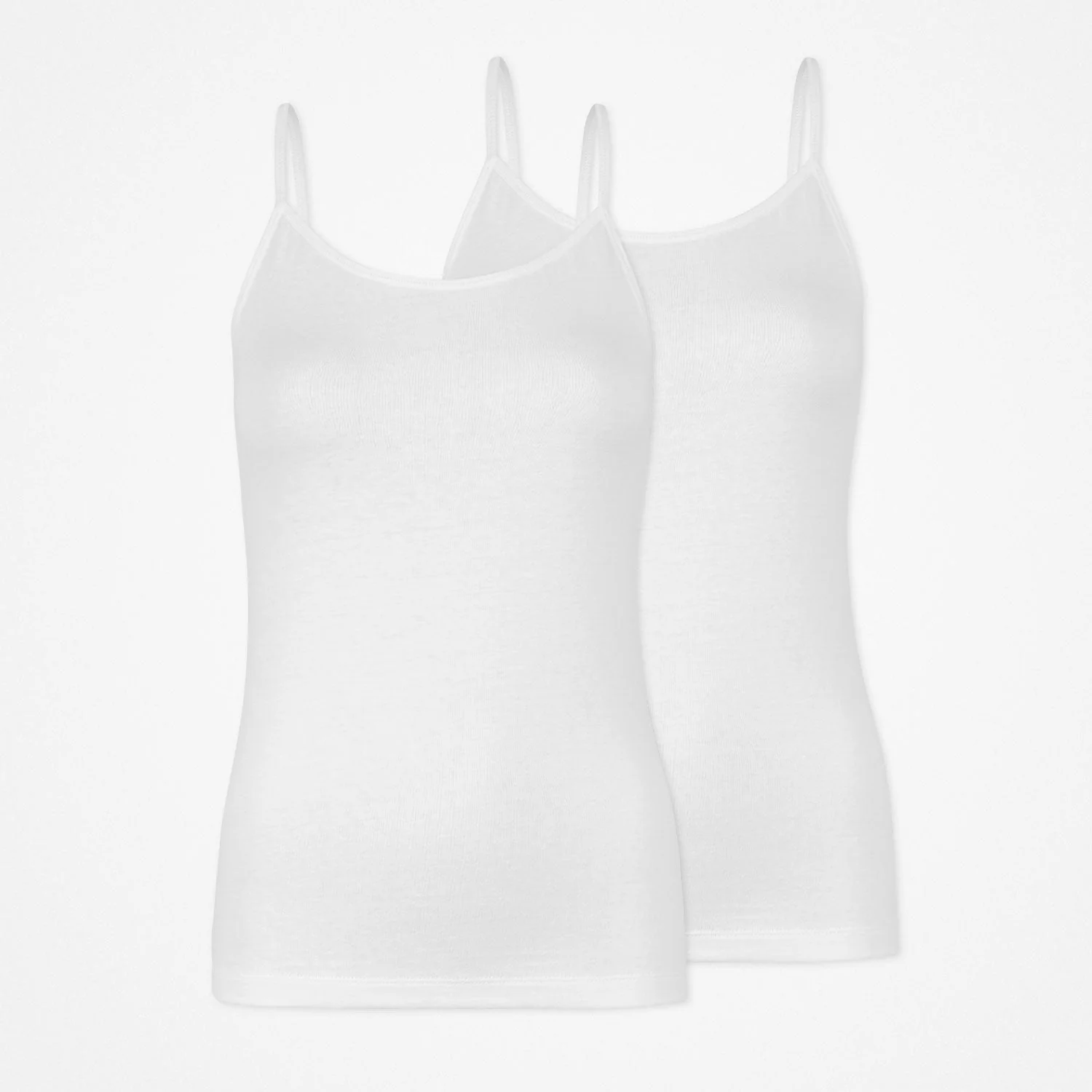 Damen Spaghetti Tops | Weiß - Image 9