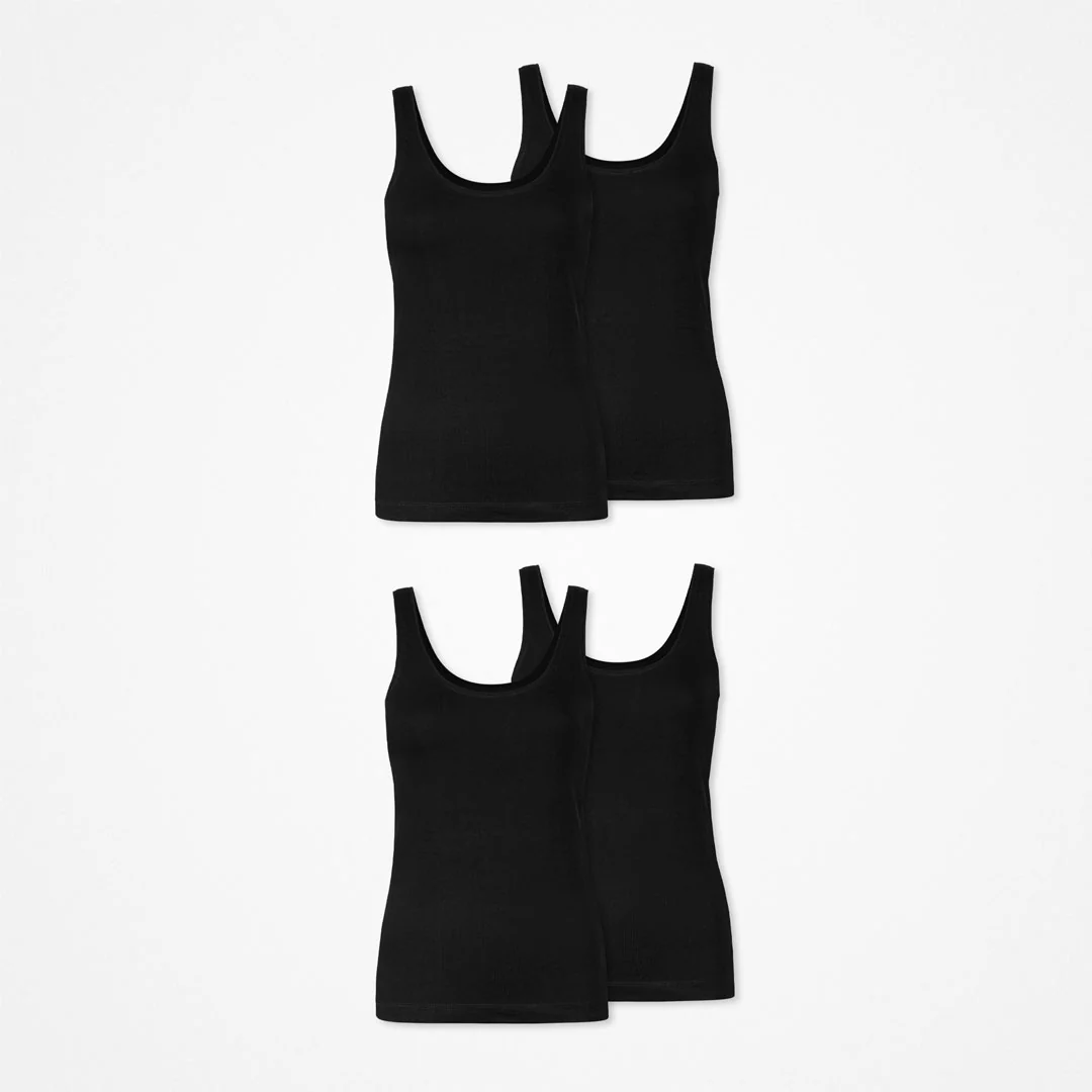 Damen Tank Tops | Schwarz - Image 10