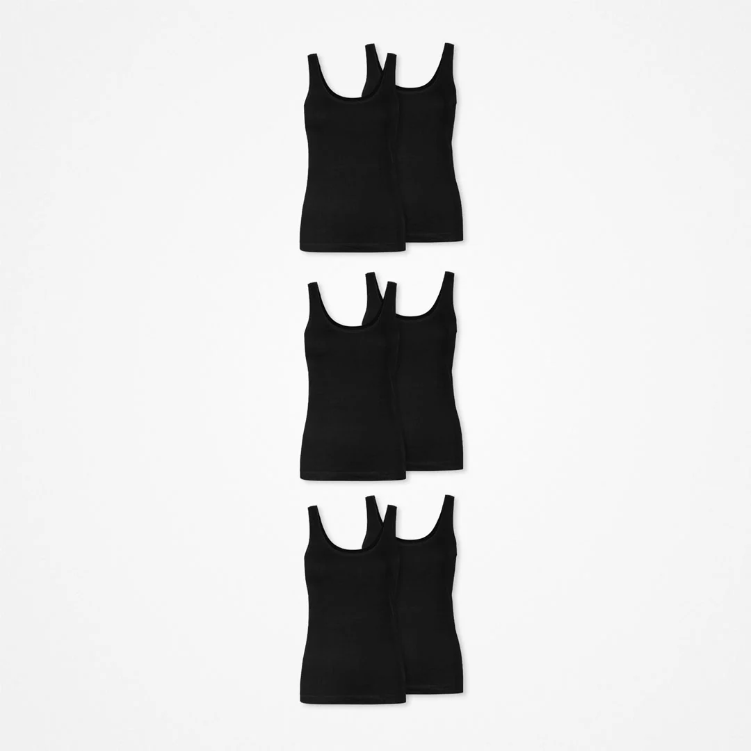 Damen Tank Tops | Schwarz - Image 11