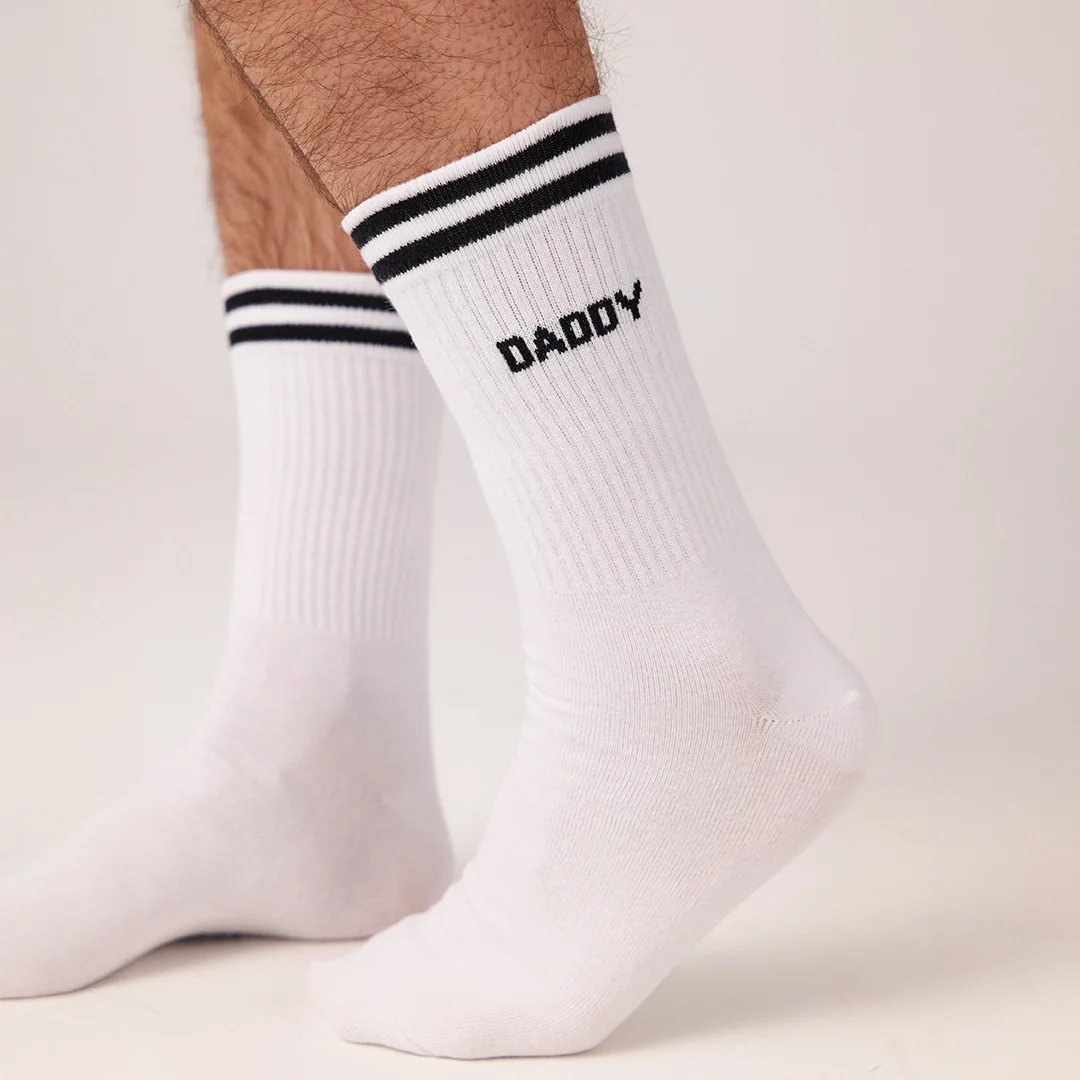 Familiensocken „Mommy, Daddy, Mini“ | Weiß - Image 5