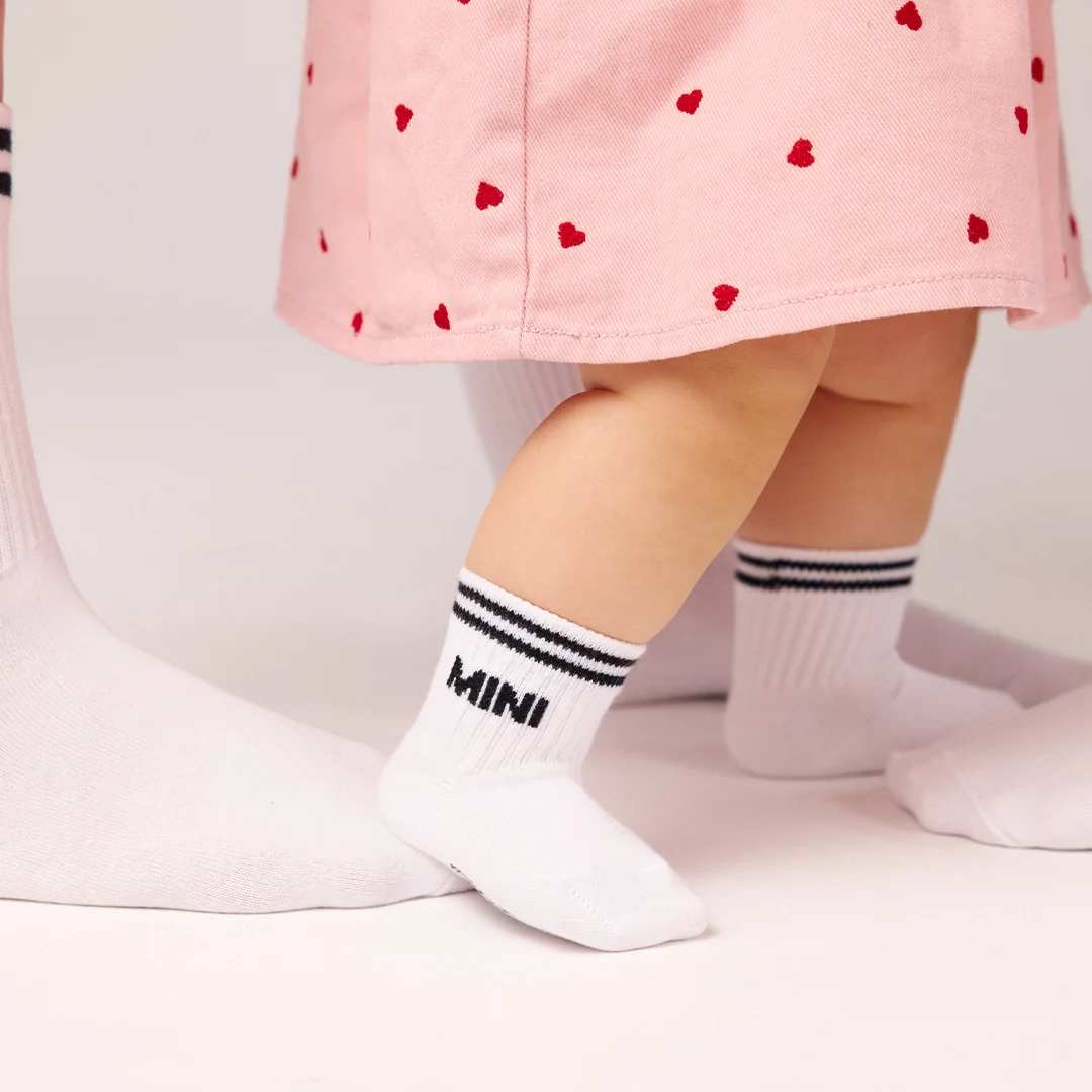 Familiensocken „Mommy, Daddy, Mini“ | Weiß - Image 6