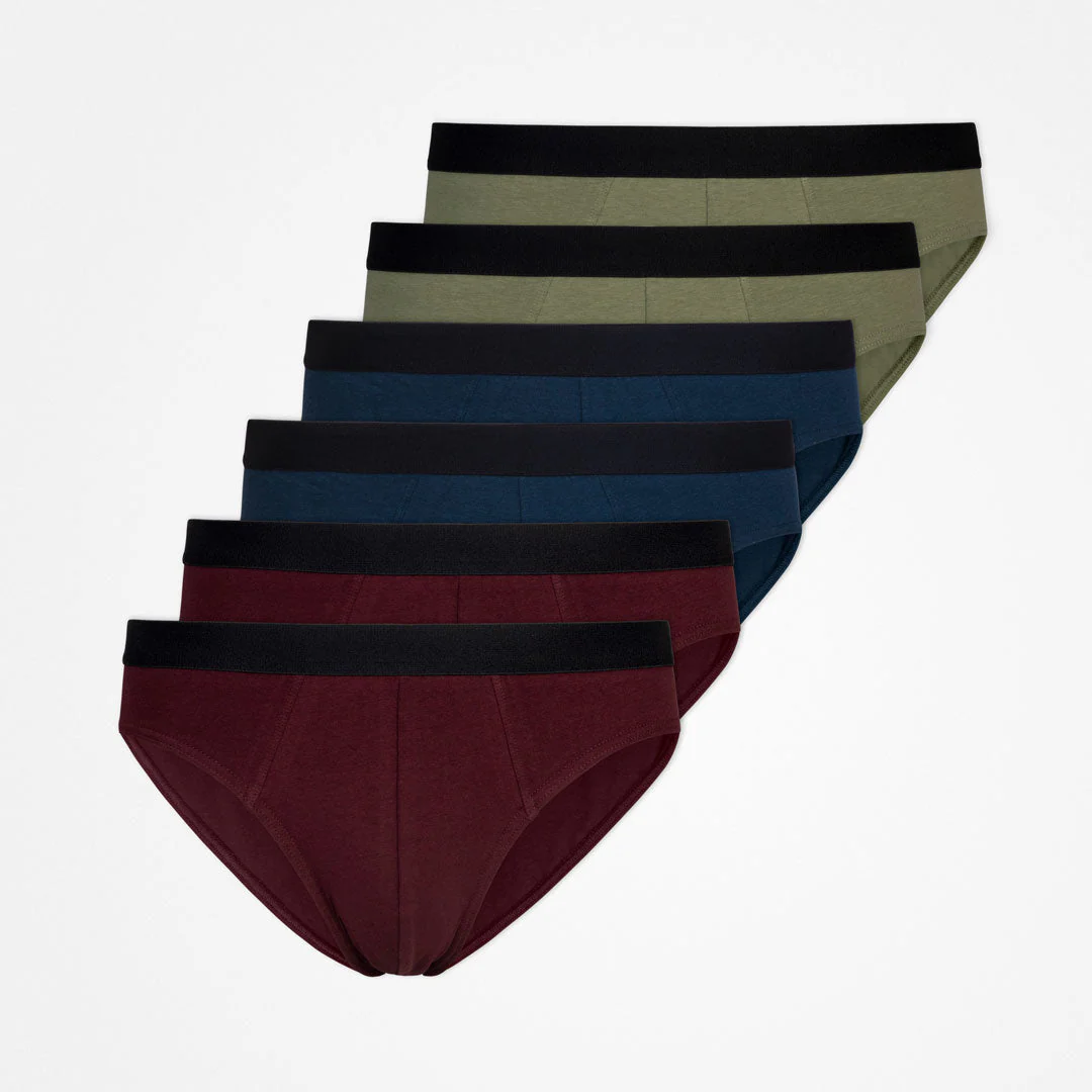 Herrenslips | Mix (Rot/Olive/Blau) - Image 9
