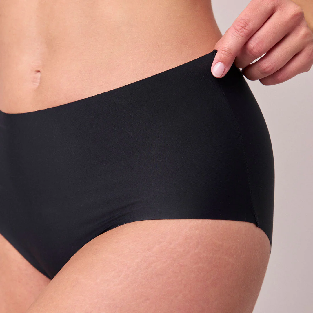 High Waist Hipster Panties Seamless | Schwarz - Image 6