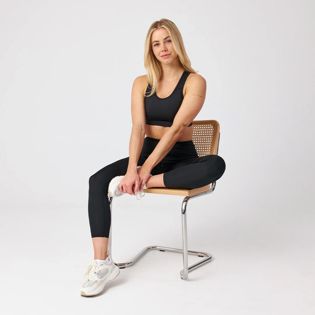 High Waist Leggings | Schwarz - Image 4