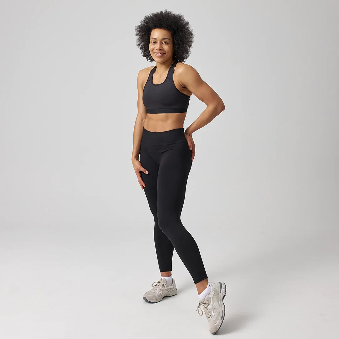 High Waist Leggings Seamless | Schwarz - Image 2