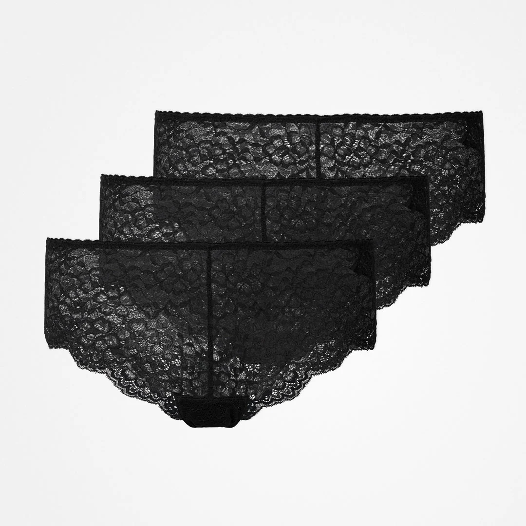 Hipster Panties aus Spitze | Schwarz - Image 11
