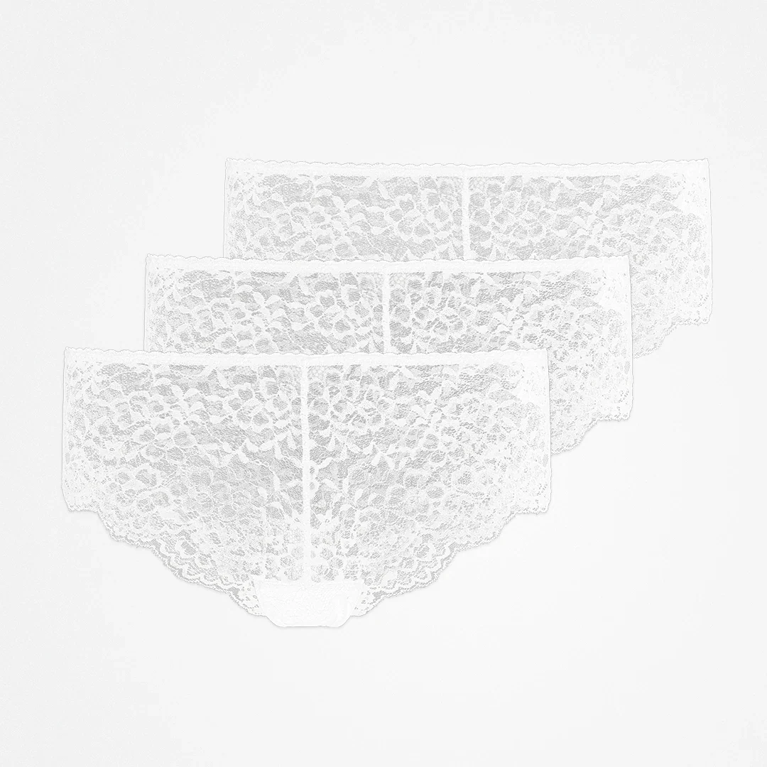 Hipster Panties aus Spitze | Weiß - Image 11