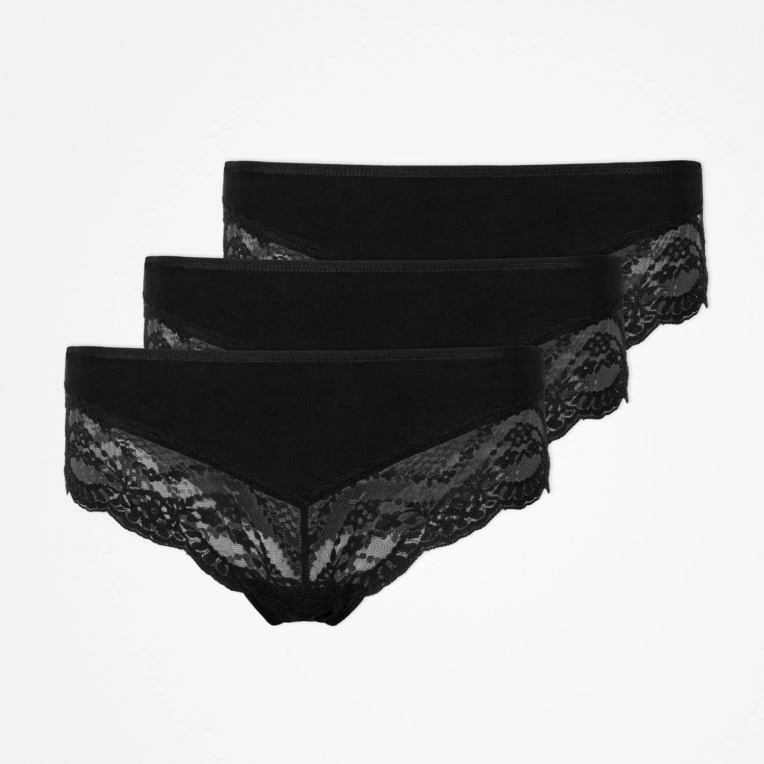 Hipster Panties mit Spitze | Schwarz - Image 12