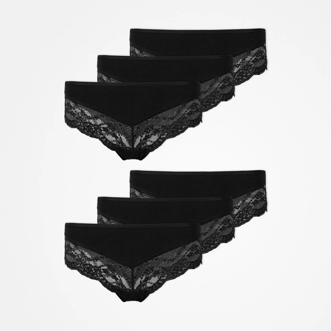 Hipster Panties mit Spitze | Schwarz - Image 13