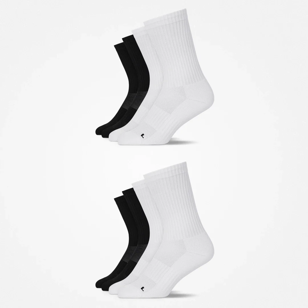 Hohe Laufsocken | Schwarz-Weiß - Image 10