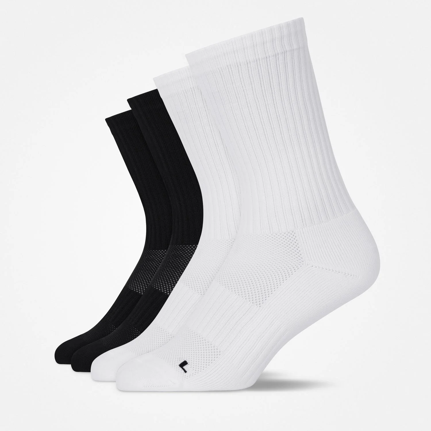 Hohe Laufsocken | Schwarz-Weiß - Image 9