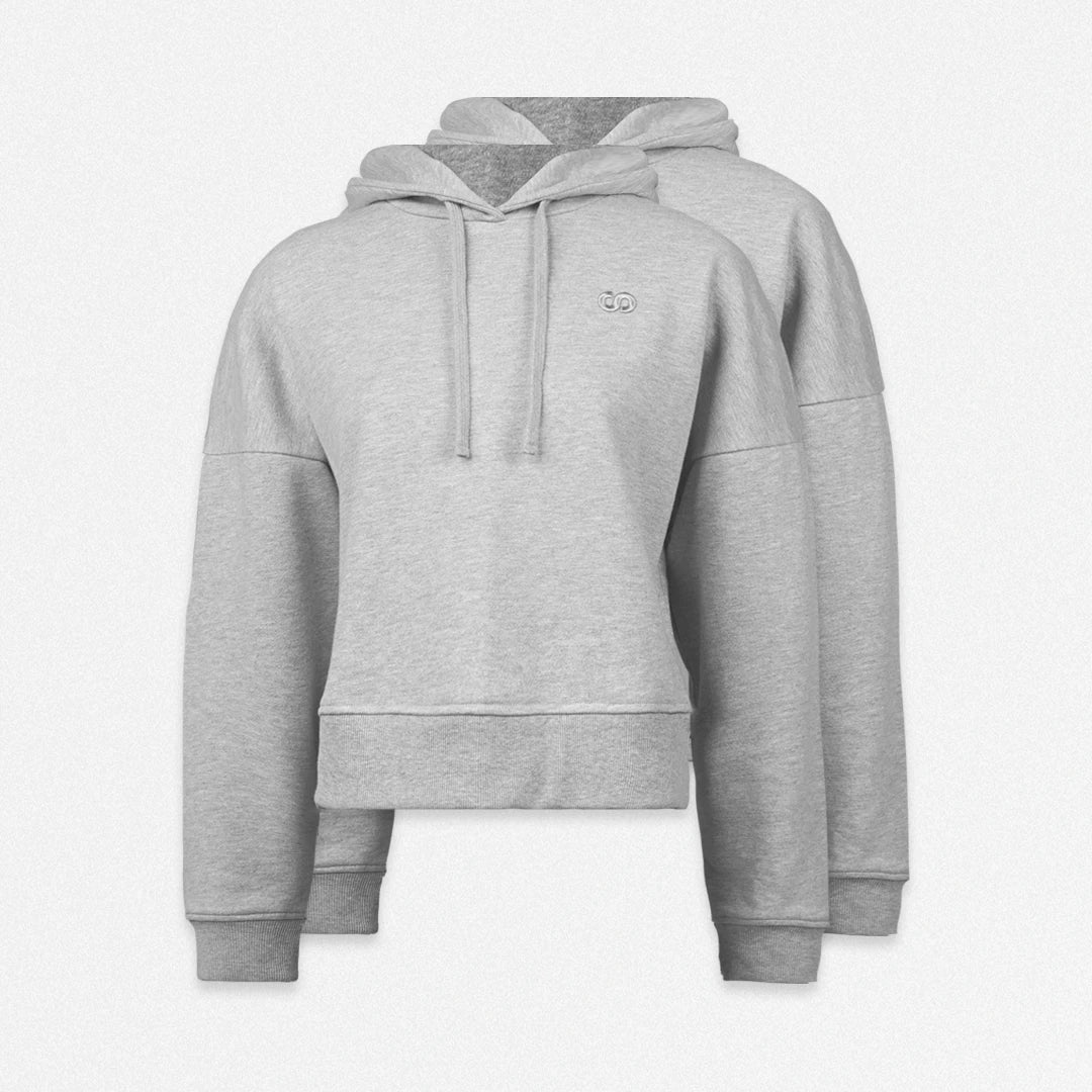 Hoodie Damen | Hellgrau - Image 9