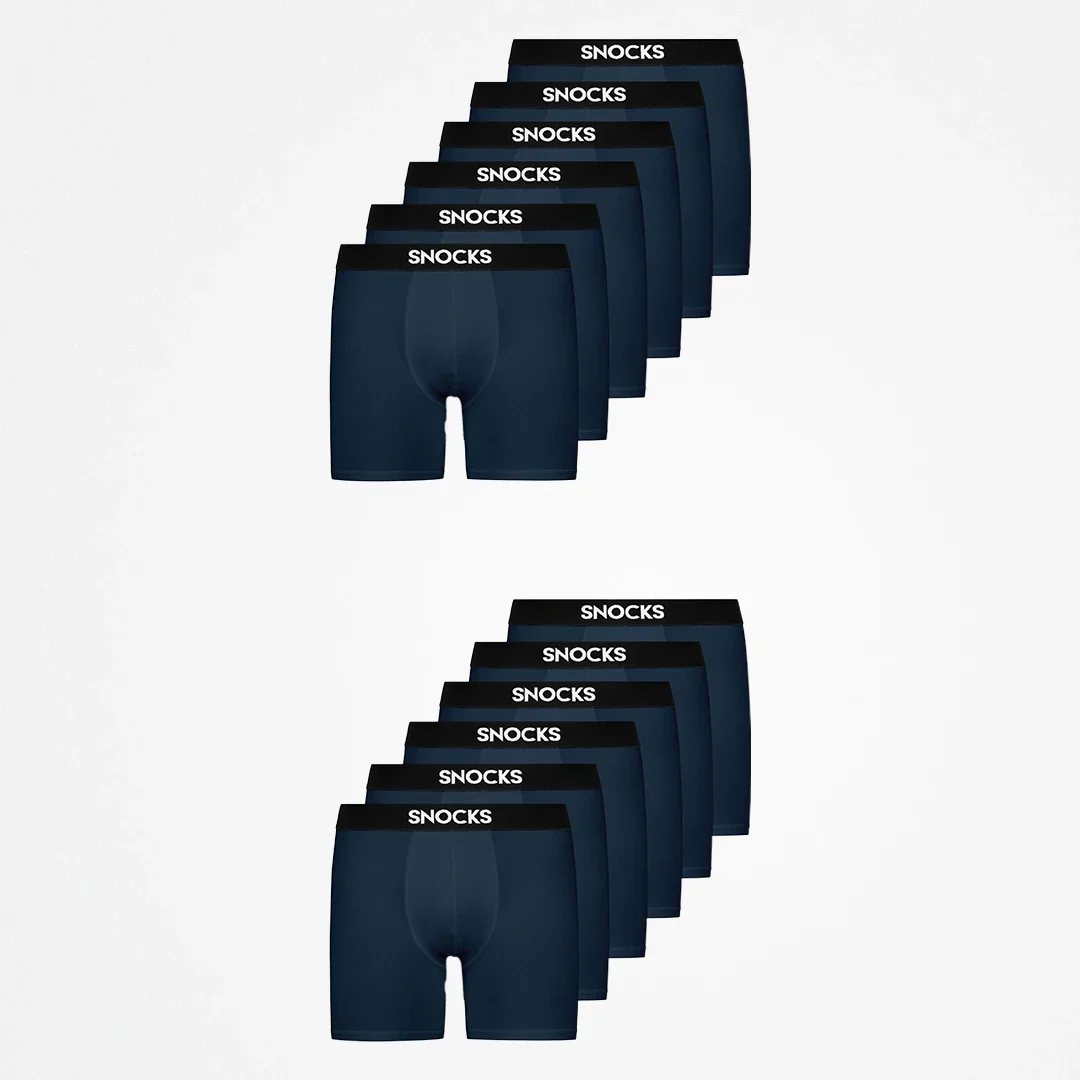 Lange Boxershorts | Dunkelblau - Image 12