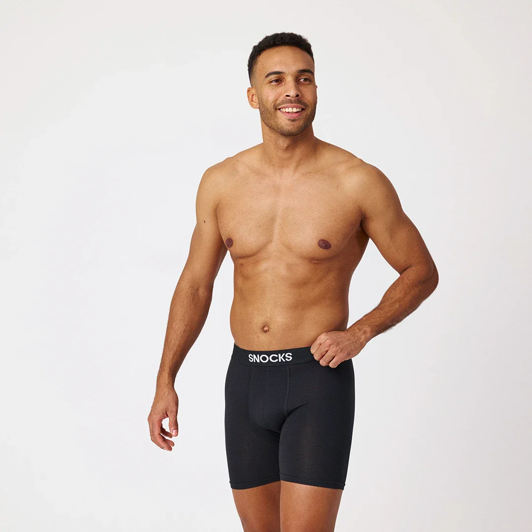 Lange Boxershorts | Schwarz - Image 5