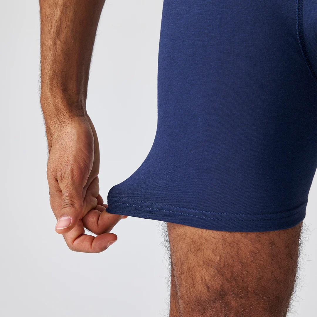 Lange Boxershorts | Mix (Schwarz/Grau/Dunkelblau) - Image 4