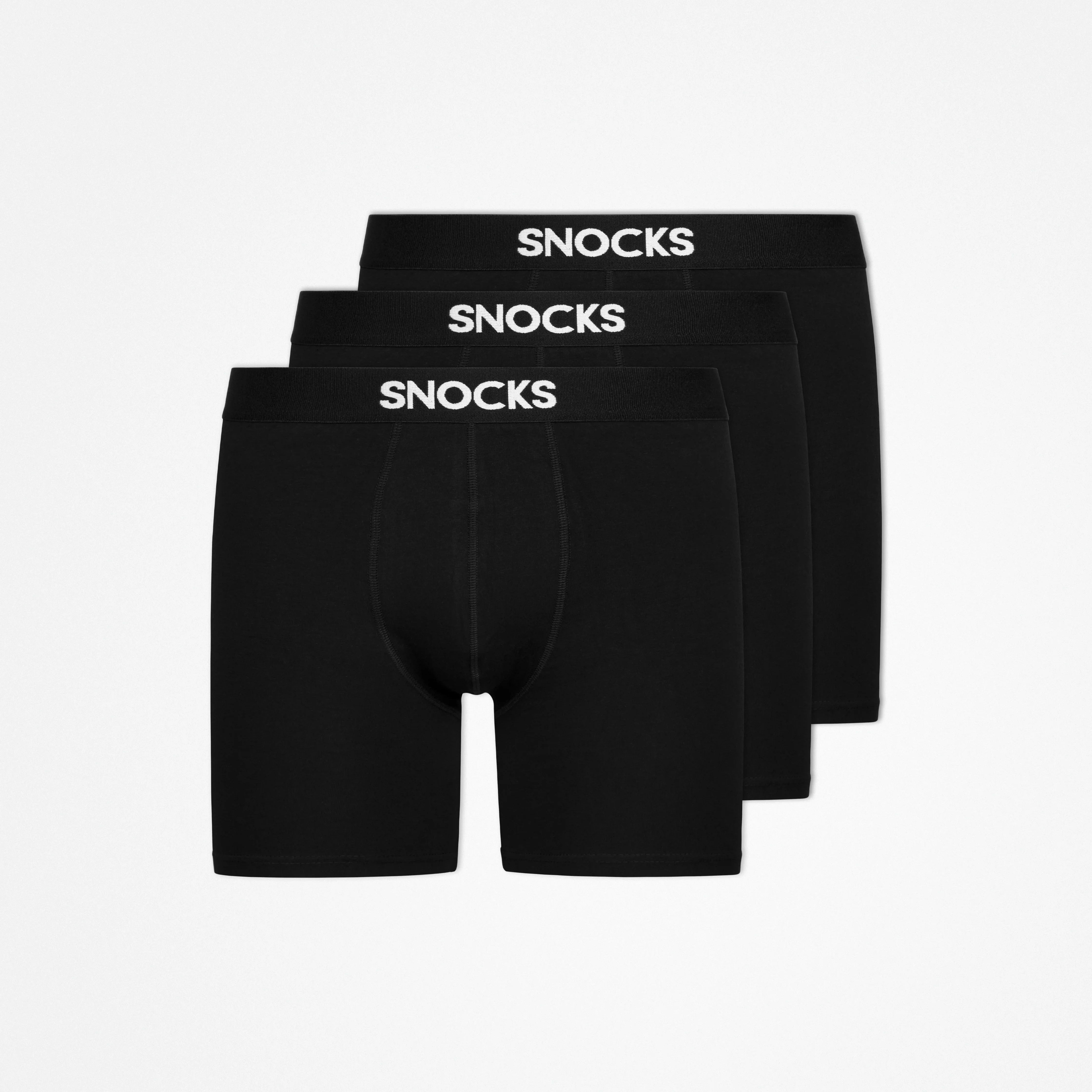 Lange Premium Boxershorts | Schwarz - Image 10