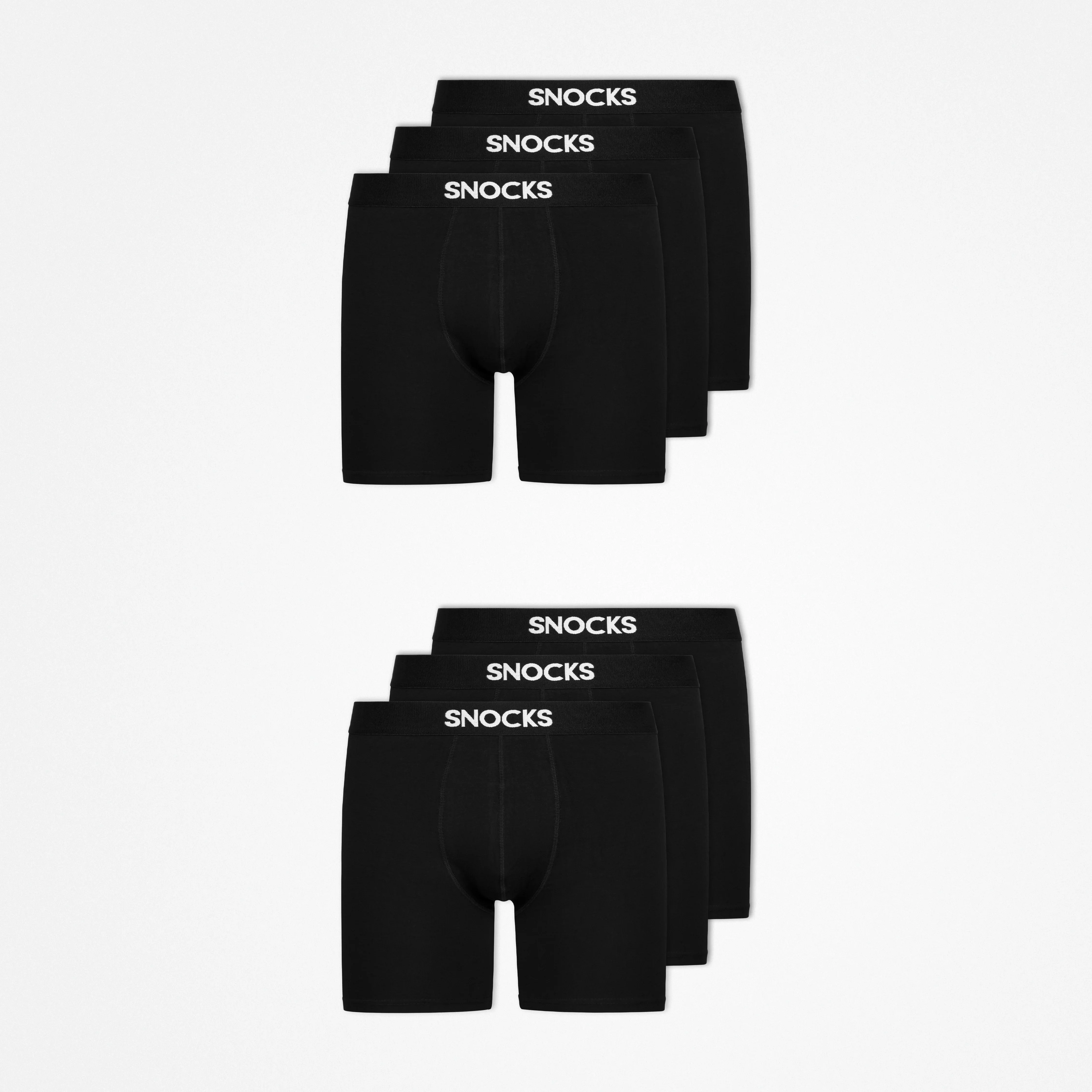 Lange Premium Boxershorts | Schwarz - Image 11