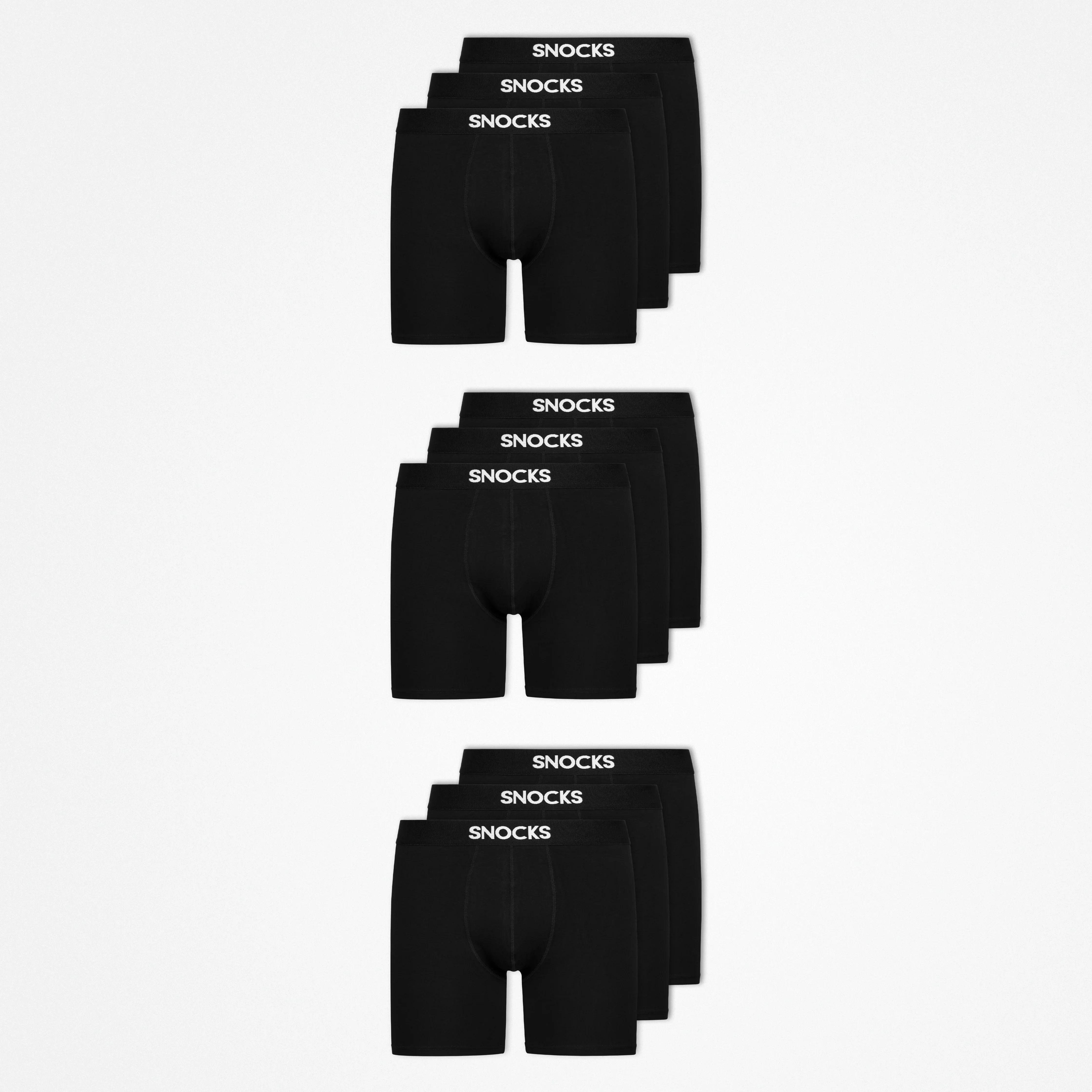 Lange Premium Boxershorts | Schwarz - Image 12