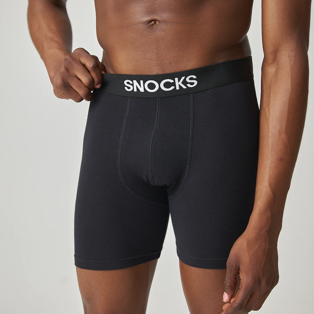 Lange Premium Boxershorts | Schwarz - Image 2