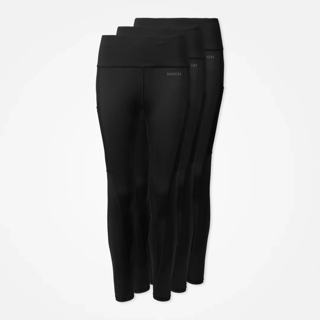 Leggings mit Tasche | Schwarz - Image 14