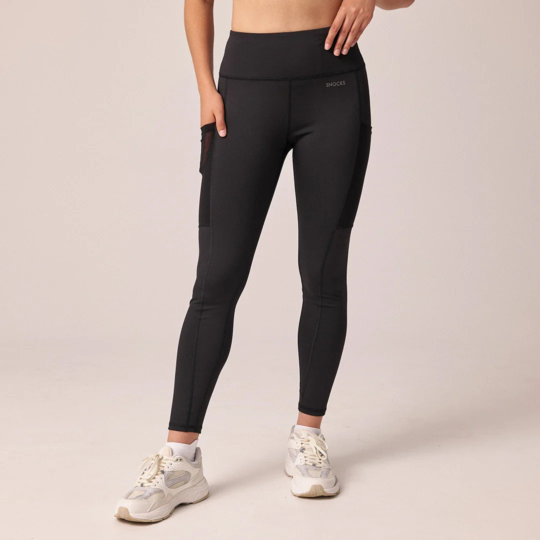 Leggings mit Tasche | Schwarz - Image 7