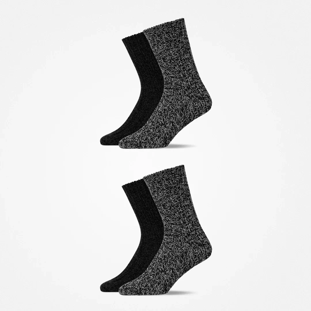 Norweger Socken | Mix (Grau/Schwarz) - Image 10