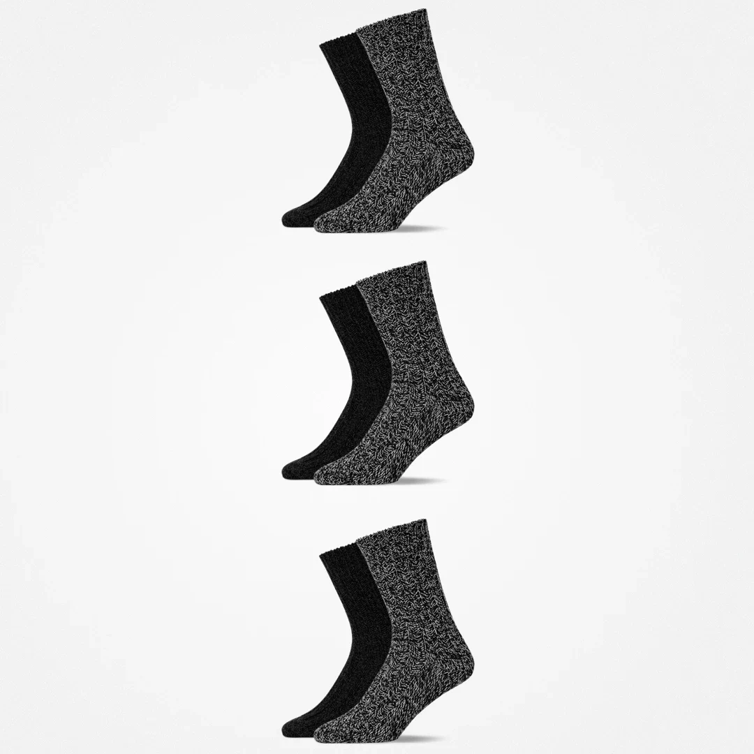 Norweger Socken | Mix (Grau/Schwarz) - Image 11