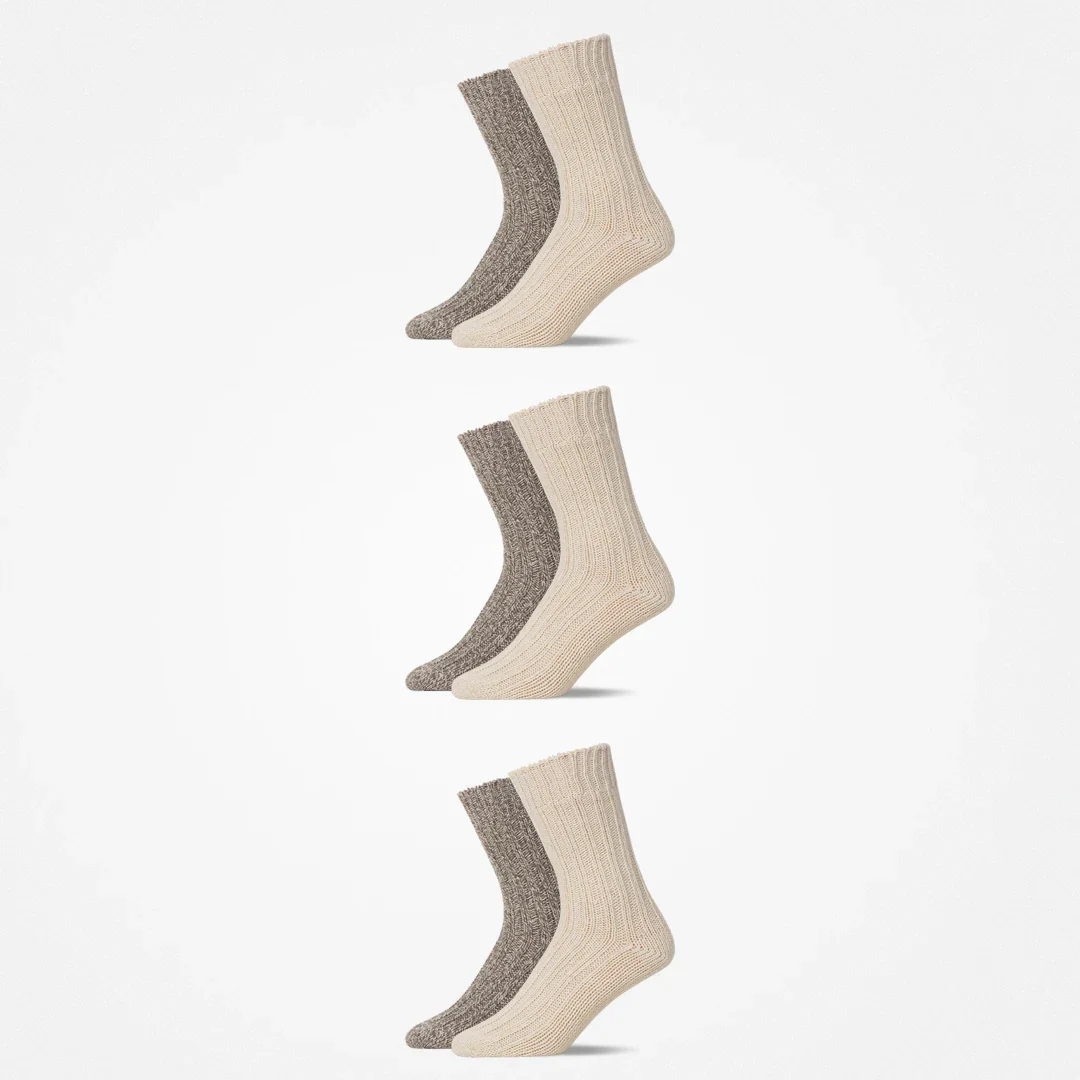 Norweger Socken | Mix (Offwhite/Braun) - Image 11