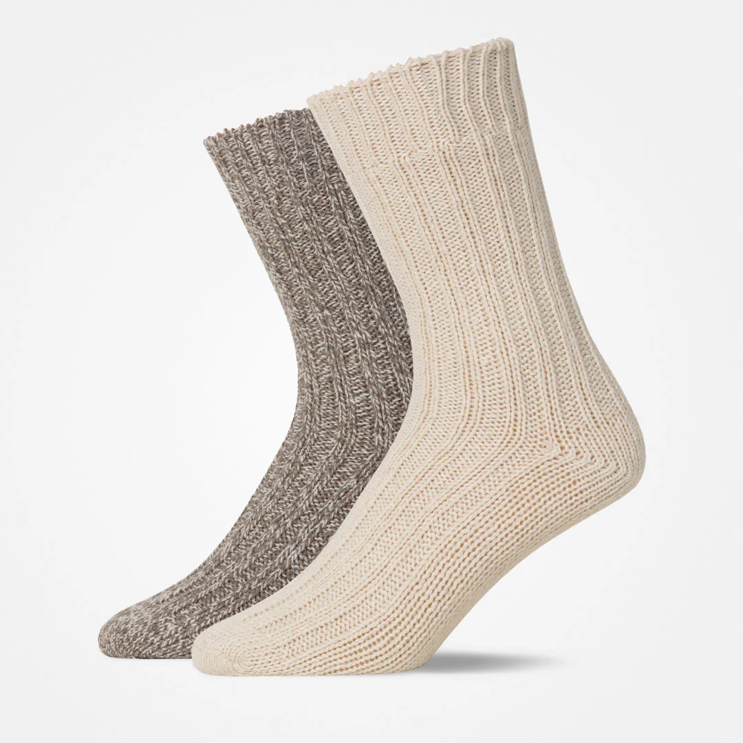 Norweger Socken | Mix (Offwhite/Braun) - Image 9