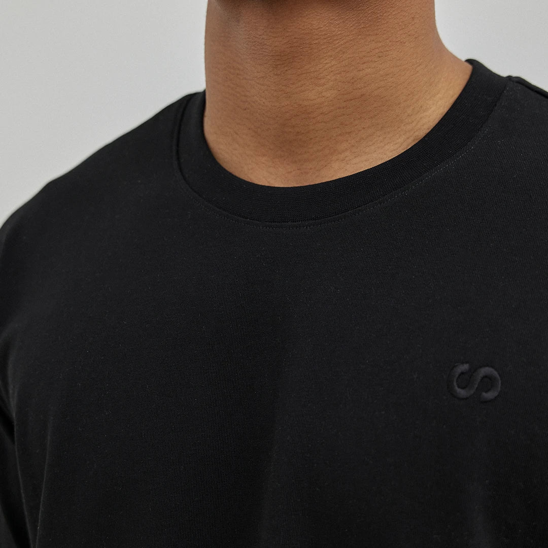 Oversized T-Shirt Herren | Schwarz - Image 4
