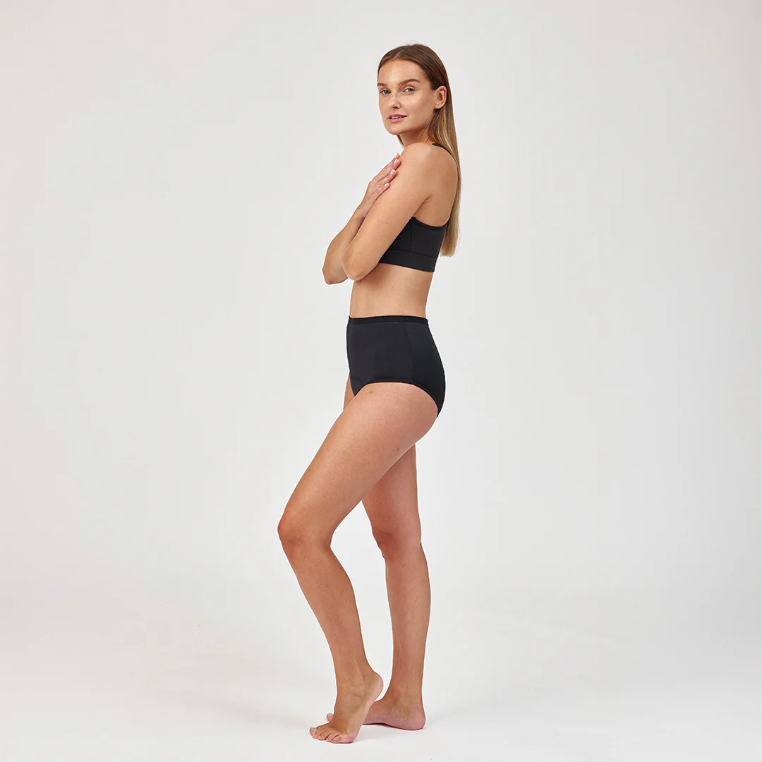 SNOCKS x femtis Period Panty - JULE Highwaist | Schwarz - Image 5