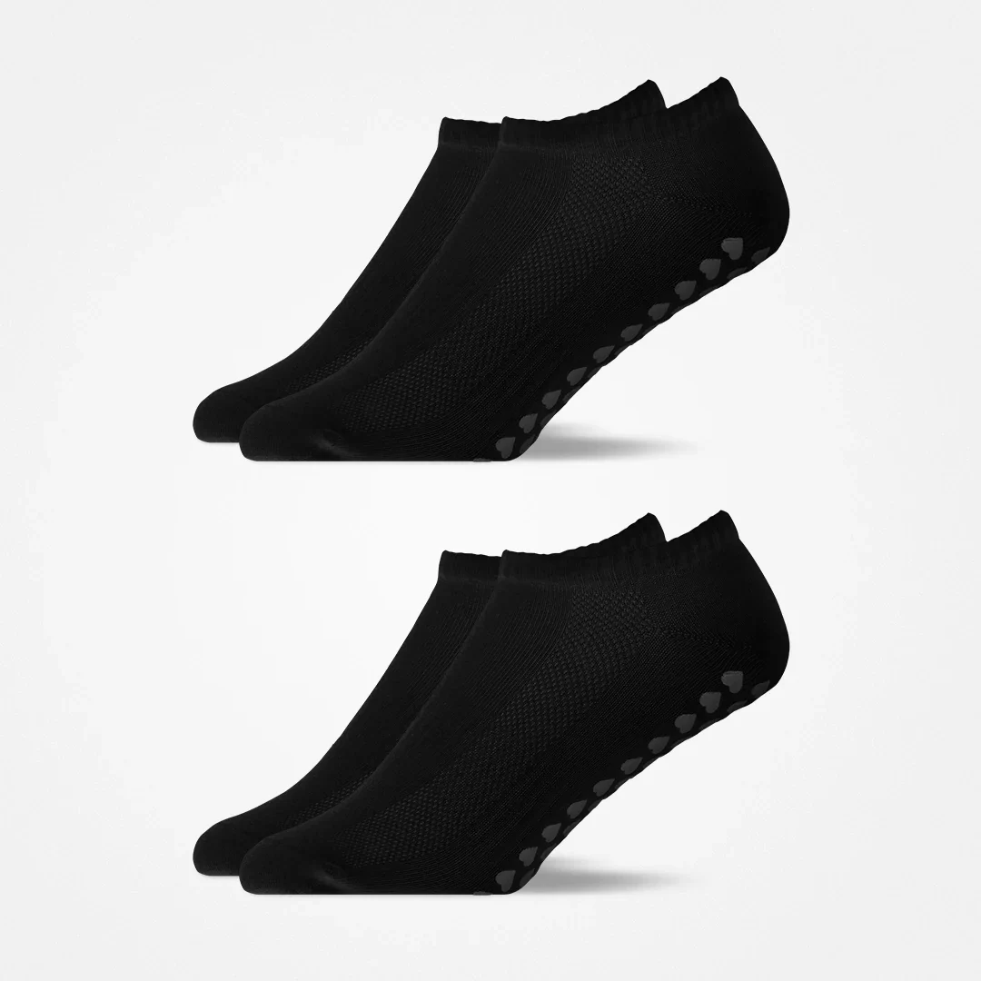 Pilates Socken knöchellang | Schwarz - Image 8