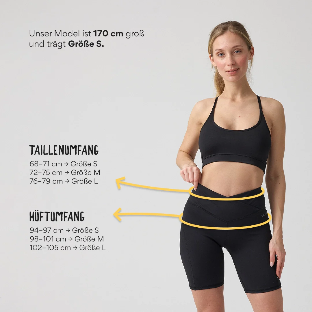 Radlerhose Damen V Cross | Schwarz - Image 10