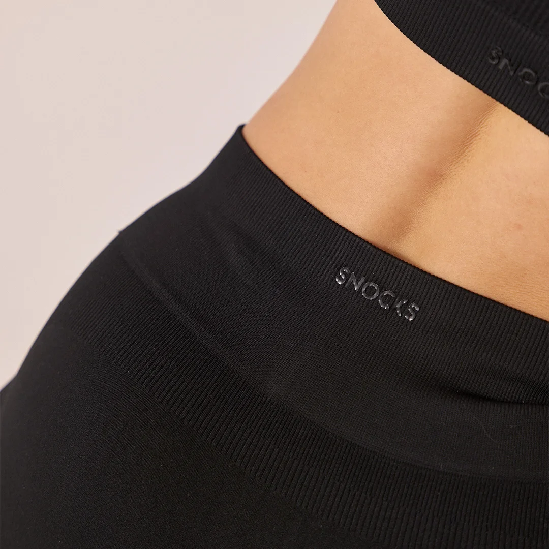 Radlerhose Seamless Damen | Schwarz - Image 7