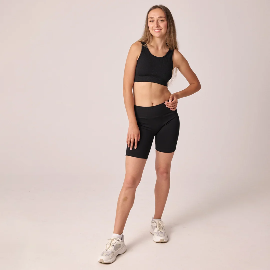 Radlerhose Seamless Damen | Taubenblau - Image 6