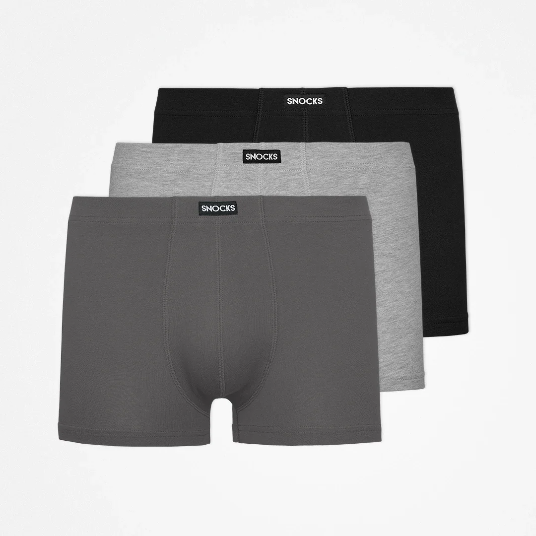 Retro Boxershorts | Mix (Schwarz/Grau/Hellgrau) - Image 12