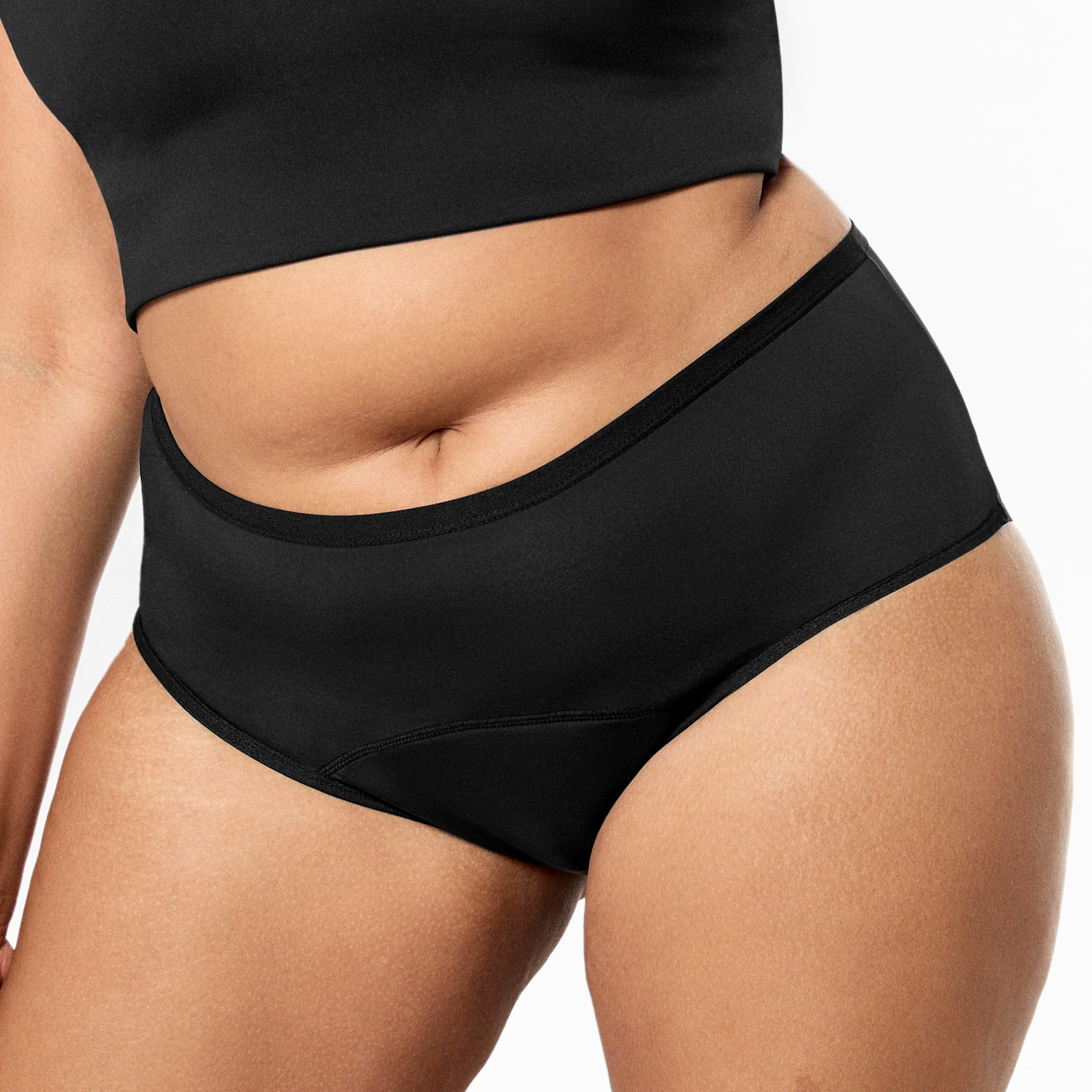 SNOCKS x femtis Period Panty - JULE Highwaist Ultra | Schwarz - Image 3