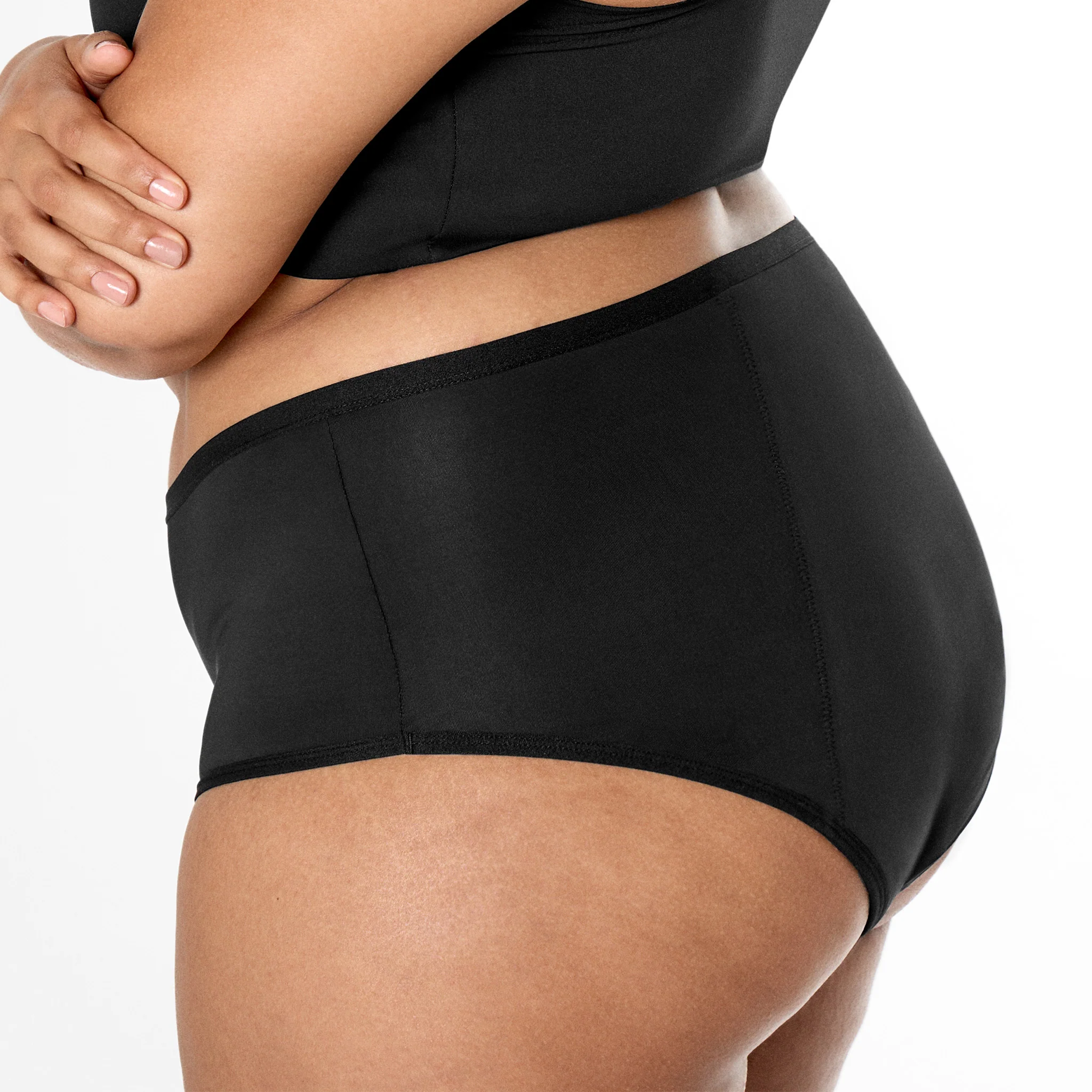 SNOCKS x femtis Period Panty - JULE Highwaist Ultra | Schwarz - Image 4