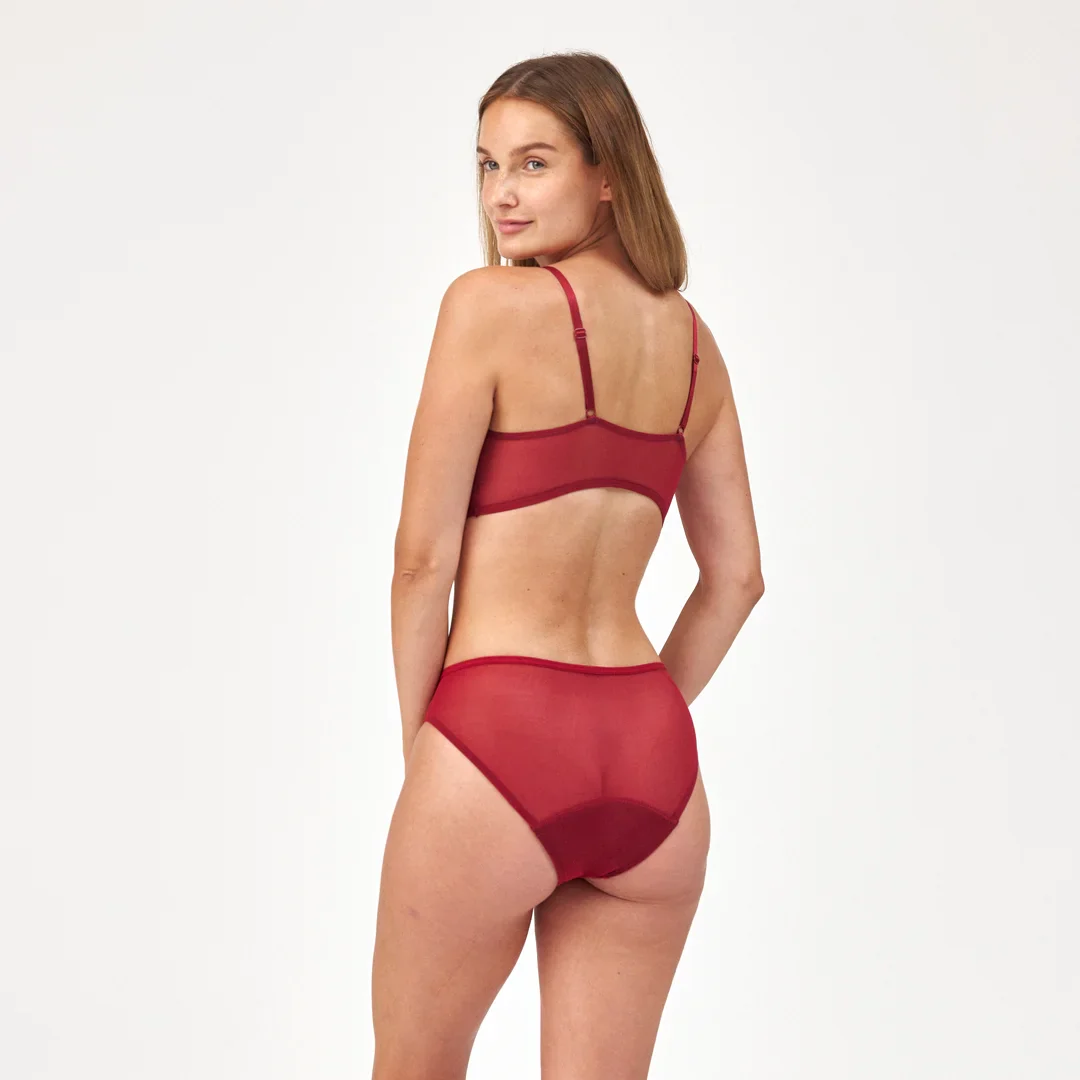 SNOCKS x femtis Period Panty -   RUBY | Rot