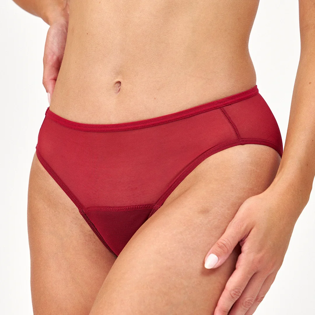 SNOCKS x femtis Period Panty -   RUBY | Rot - Image 2