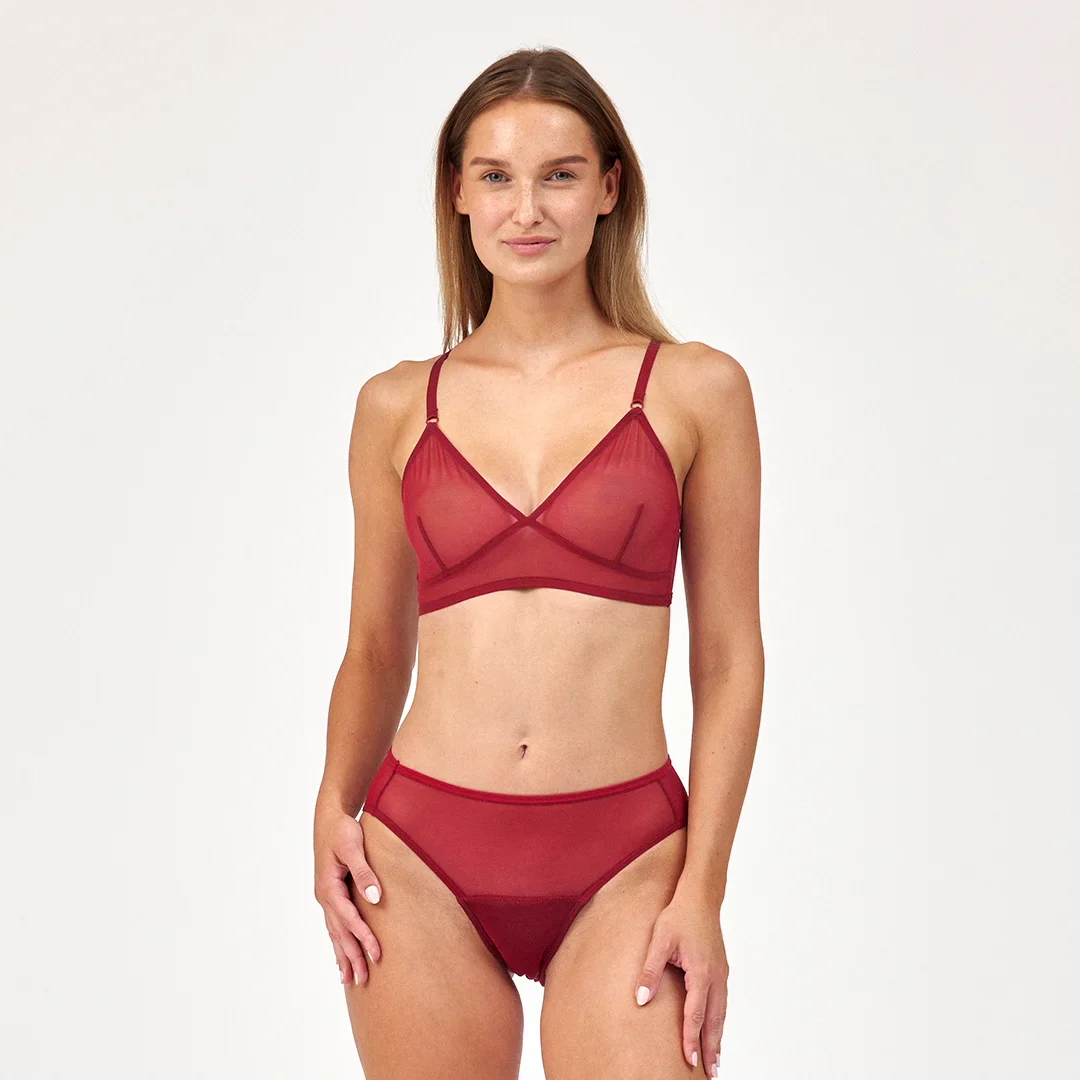 SNOCKS x femtis Period Panty -   RUBY | Rot - Image 3