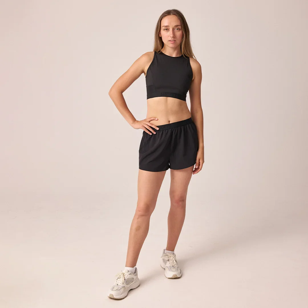 Sport-BH mit Logo | Schwarz - Image 2