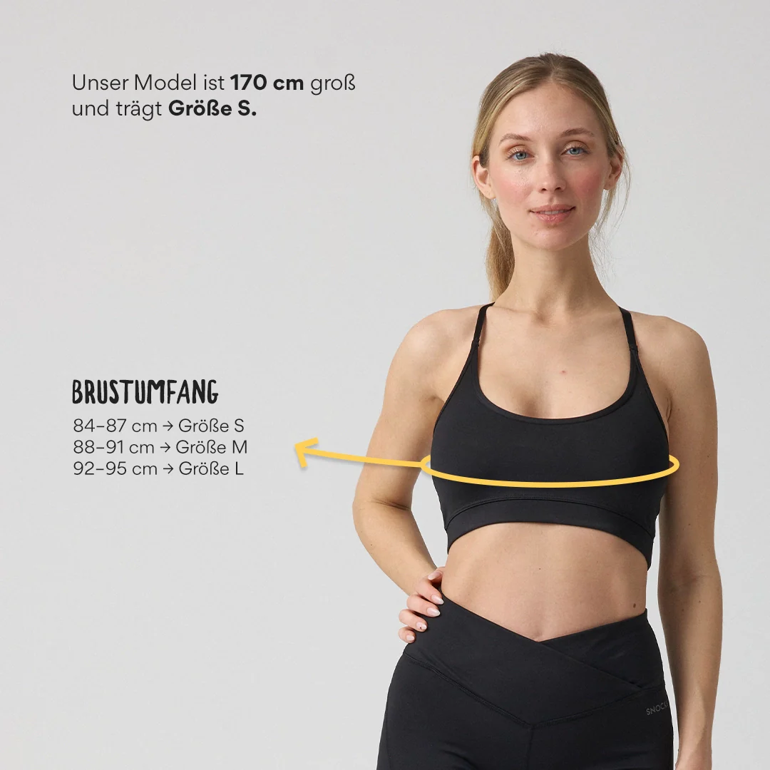 Sport-BH X Back | Schwarz - Image 10