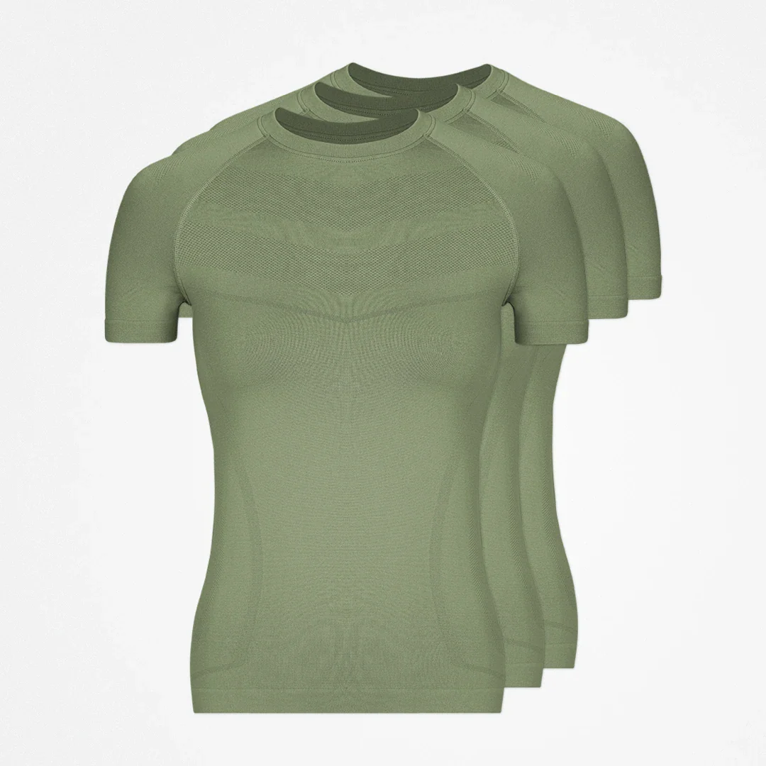 Sport Shirt Seamless Damen | Hellgrün - Image 12