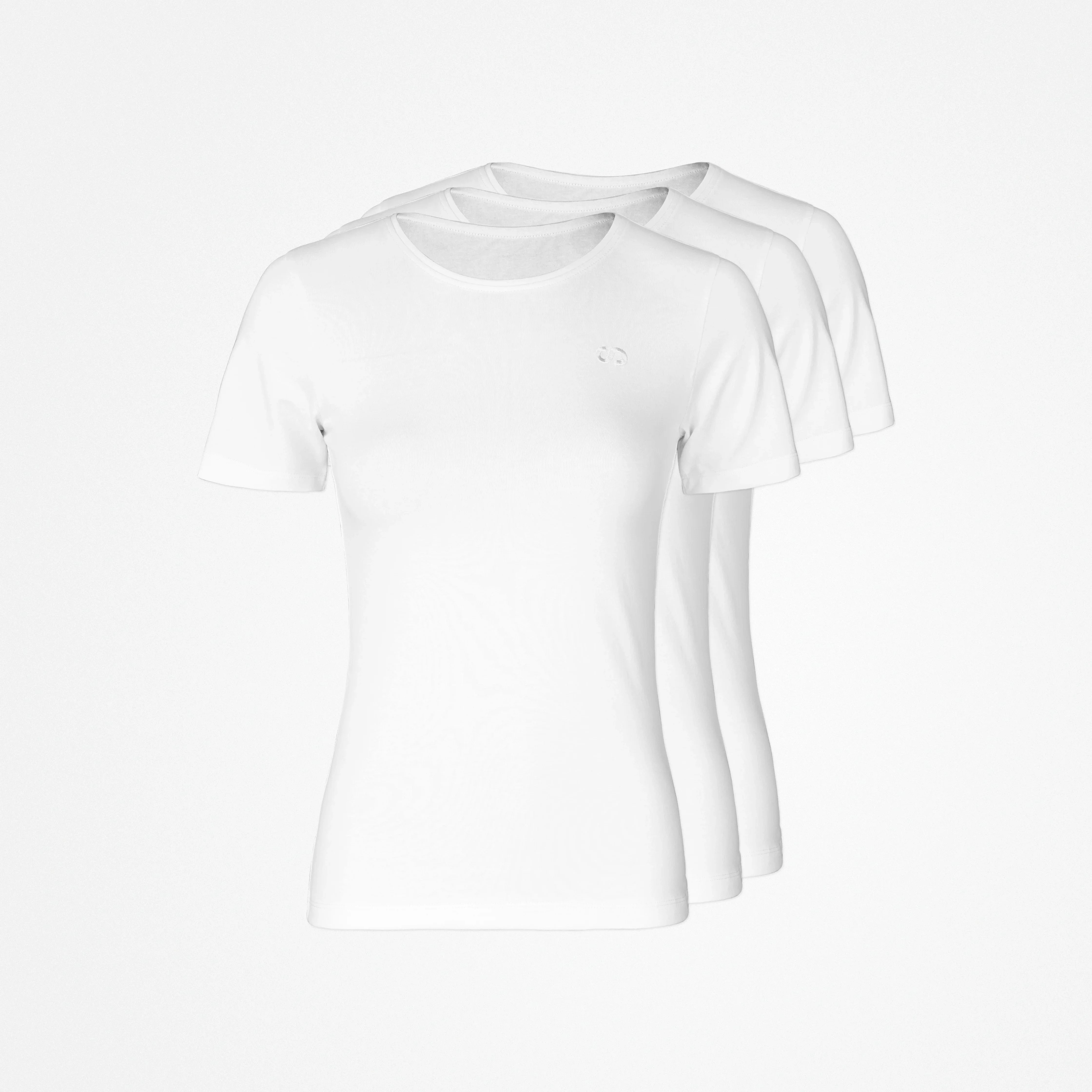 Basic T-Shirt Damen | Weiß - Image 7