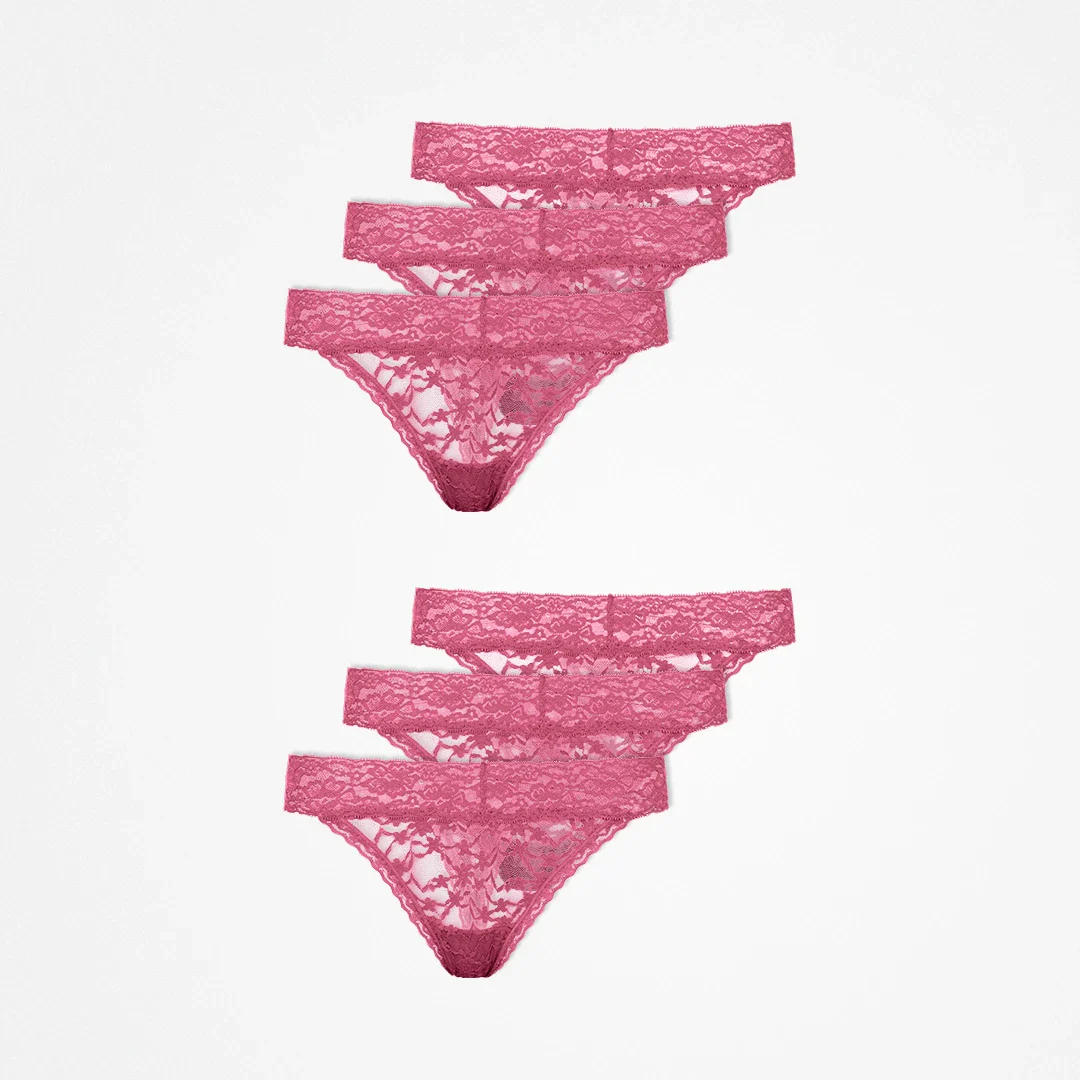 Tangas aus Spitze | Mauve - Image 12
